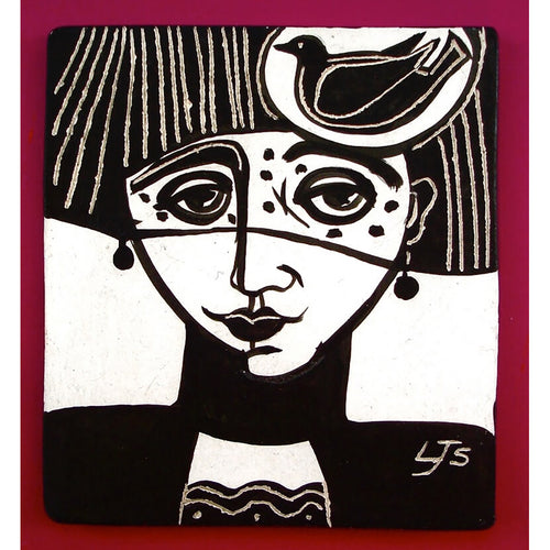 Parisienne Ceramic tile by Linda Samson